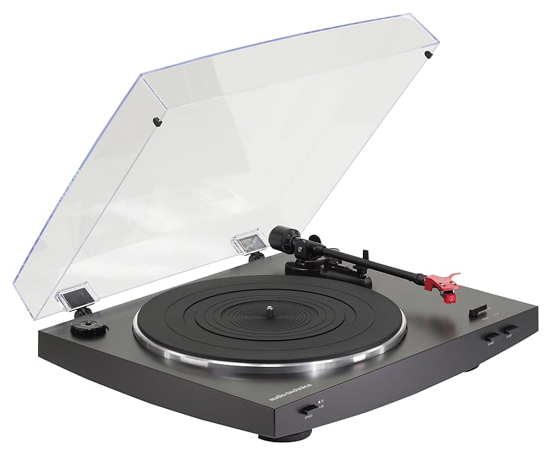 Audio-Technica #AT-LP3BK - Fully Automatic Belt-Drive Stereo Turntable, Black  			