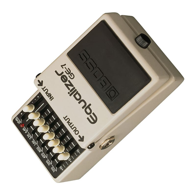 BOSS GE-7 7-Band 100 Hz to 6.4 kHz Frequency Range Equalizer