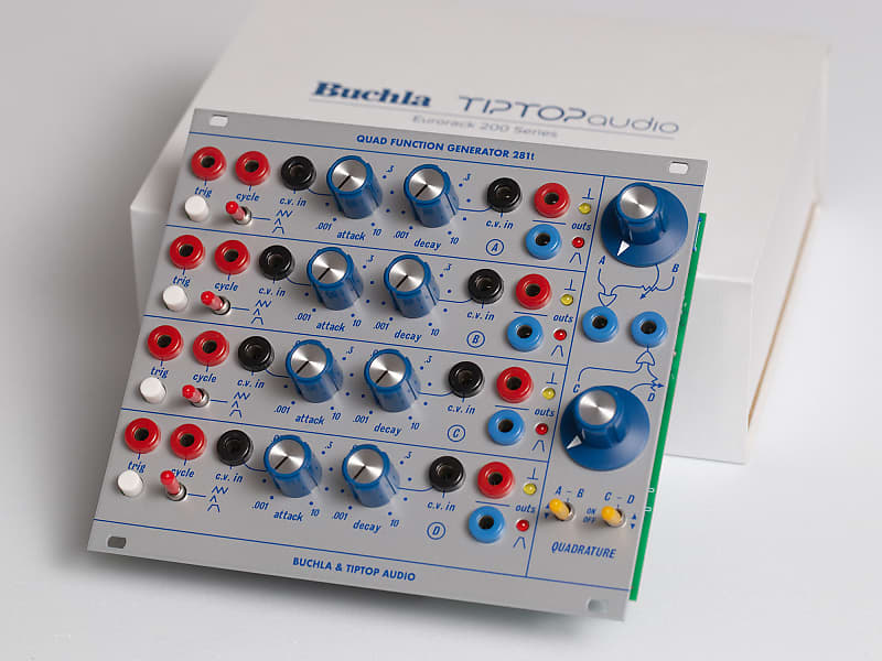 鍵盤楽器 Buchla 281t Quad Function Generator Buchla & Tiptop Audio Quad Function Generator 281t | Reverb
