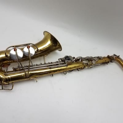Selmer Bundy Alto Saxophone Brass, USA, Good Condition, with wear image 2