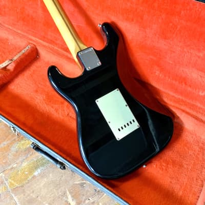 Fender E serial Stratocaster c 1980’s Blackie original vintage mij japan image 9