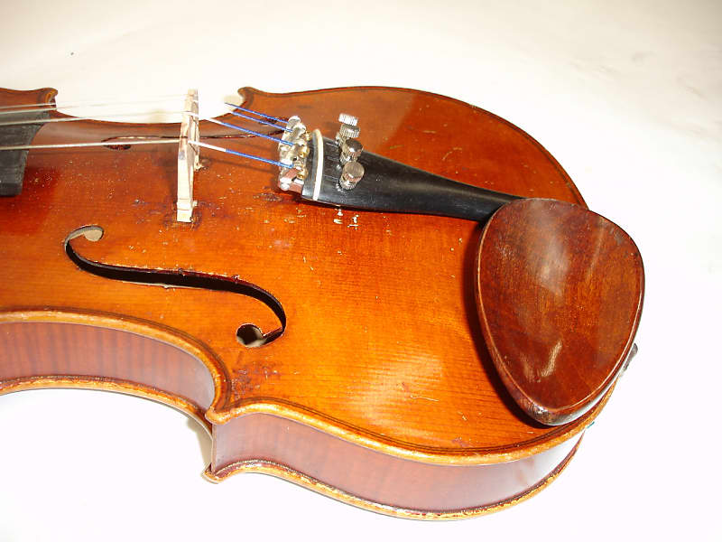 Vintage Joseph Guarnerius Copy 4/4 Violin w/ Carved Head Scroll