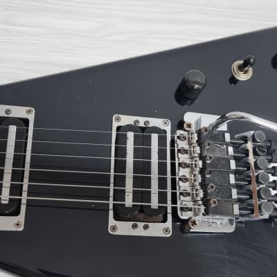 Aria Pro II Custom X 1990s Black set-neck Flying V guitar Total Sale! |  Reverb UK