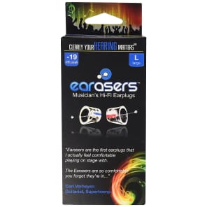 EARasers M1-L Musicians' Ear Plugs - Large