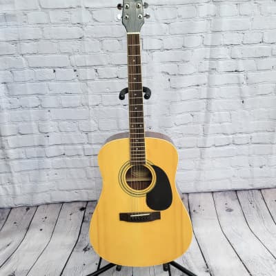 Samick LW028-GSA Dread Solid Spruce Acoustic Guitar w/ Hard Case - NOS image 2