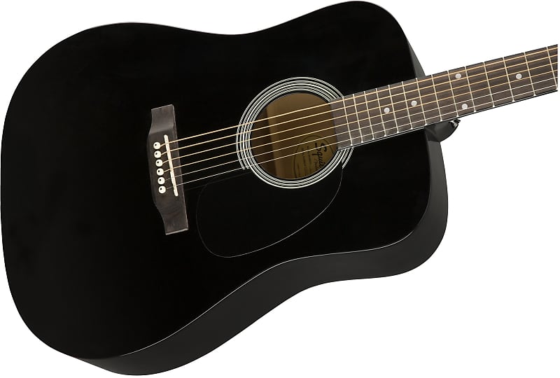Fender フェンダー CD-60 Dreadnought Acoustic Guitar - Black