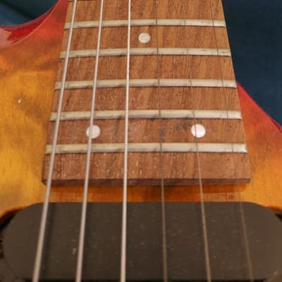 RARE Suzuki Electric Guitar 'Since 1953' HSS Bolt-On 24-Fret Red/Orange/Gold image 13