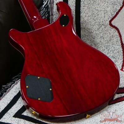 Paul Reed Smith PRS Wood Library 10 Top McCarty 594 Flame Maple Top Brazilian Rosewood Board Charcoal Cherry Burst image 11