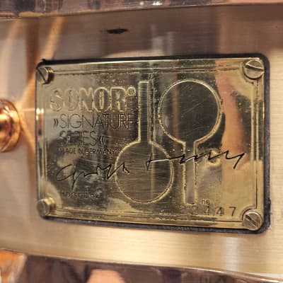 Sonor 4x14 Horst Link Signature bell bronze snare drum HLD593 image 5