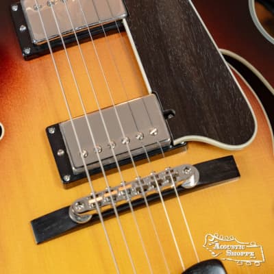 Eastman AR605CED-CS Spruce/Mahogany Classic Sunburst Archtop Guitar w/ Seymour Duncan Seth Lover Humbucker Pickup #0508 image 2