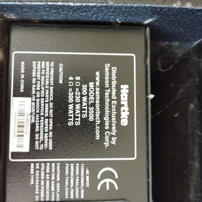 Hartke HA3500 350-Watt Bass Amp Head 1991 - Present - Black image 7