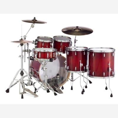 Pearl Session Studio Select 5pc Drum Set w/22 BD Antique Crimson Burst- STS925XSP/C315 image 3