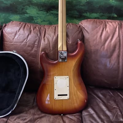 Fender American Standard Stratocaster HSS with Rosewood Fretboard 2008 - 2014 Sienna Sunburst image 6