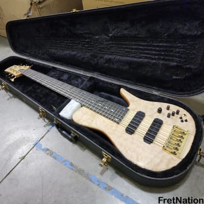 Fodera Imperial Elite 6-String Bass Single Cut Quilted Maple Mahogany Neck-Thru 11.5lbs I61484N image 21