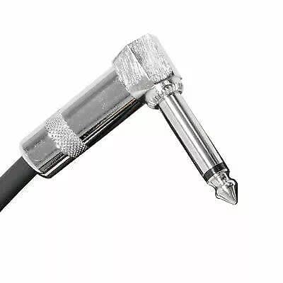 4 Pack-10' Guitar Cable Ts 1/4" To Right Angle-Instrument Cord - Red image 4
