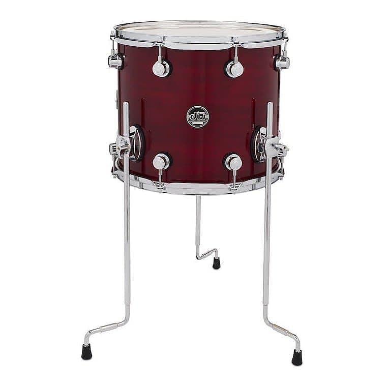DW Performance Floor Tom 14x12 Cherry Stain image 1