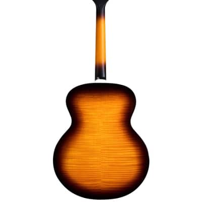 Pre Owned Guild F-250E Deluxe Jumbo Maple Acoustic-Electric Guitar - Antique Burst Gloss | New image 3