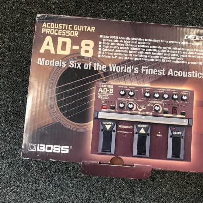 Reverb.com listing, price, conditions, and images for boss-ad-8-acoustic-guitar-processor