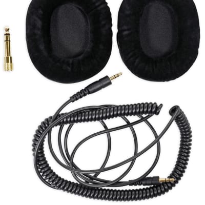 Rockville PRO-M50 Studio Headphones with Detachable Coil Cable, Case+Extra Ear Pad image 6