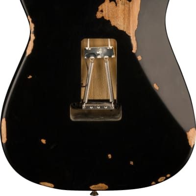 EVH Frankie Relic Series Electric Guitar, Black w/ Gig Bag image 3