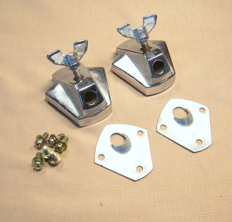 Tama Bass Drum Spur Leg Mounts, Set of 2, Japan era Lot 7013 Reverb