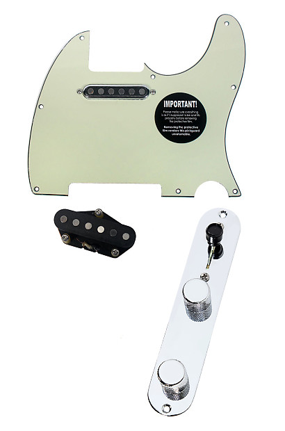 920D Custom Shop T-STYLE+T4W-C-MG TV Jones T-Style Loaded Tele Pickguard w/ 4-Way Switching image 1