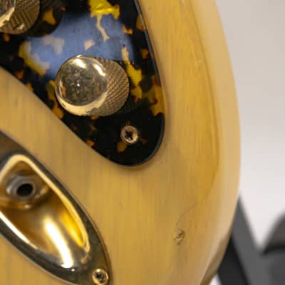 Chandler San Francisco Electric Guitar w/ Gigbag - Transparent Yellow - Vintage image 4