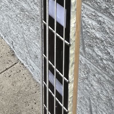 GAMMA Custom Bass Guitar T23-02, 4-String Delta Star Model, Lava Gold image 8