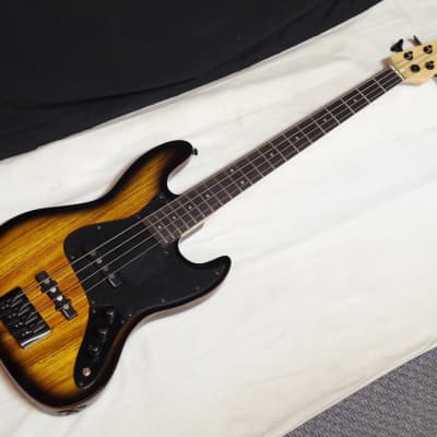 MICHAEL KELLY Element 4-string electric BASS guitar NEW w/ Hard Case - Zebra Burst image 2