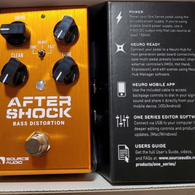 Reverb.com listing, price, conditions, and images for source-audio-aftershock-bass-distortion