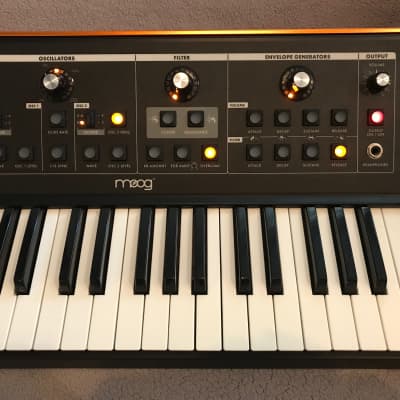 Moog  Little Phatty with CV Outs and Orange Solar Back Plate image 2