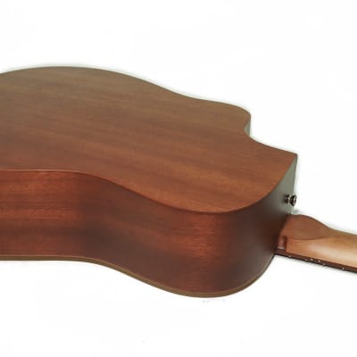 Trembita Brand New Seven 7 Strings Acoustic Guitar Сutaway, Sand Natural Wood made in Ukraine Beautiful sound image 9