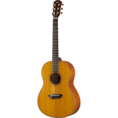 Yamaha CSF3M All-Solid Parlor Acoustic-Electric Guitar - Vintage Natural image 1