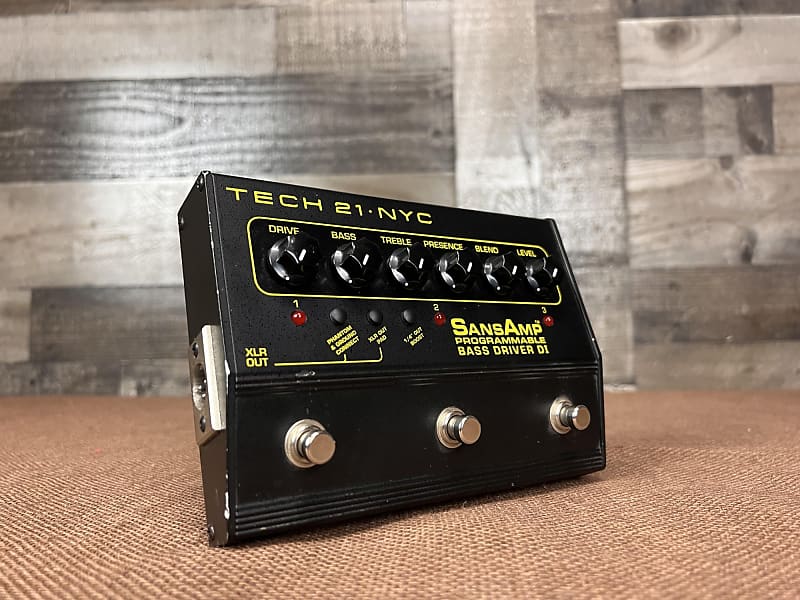 Tech 21 SansAmp 3-Channel Programmable Bass Driver DI | Reverb