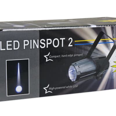 Chauvet DJ LED Pinspot 2 High Powered Mirror Ball Spot Light+Gel Pack+Extra Lens image 10
