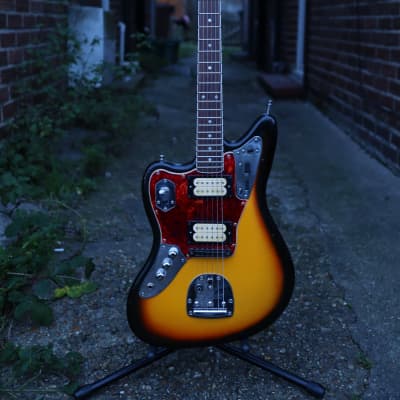 Fender Kurt Cobain Jaguar Left Handed heavily modified image 3