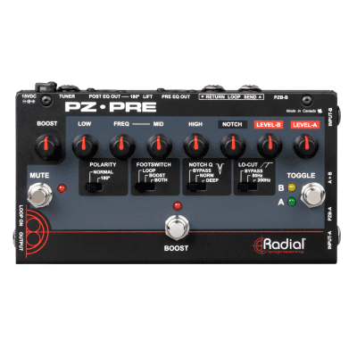 ギター RADIAL PZ-Pre D.I Review: Tonebone PZ-Pre DI Preamp - Premier Guitar
