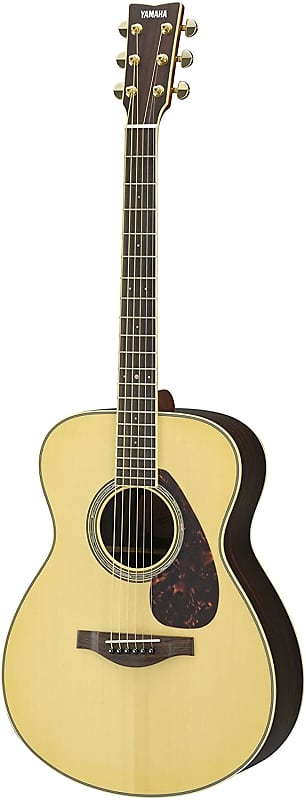 Yamaha LS6M Spruce/Mahogany Concert Acoustic/Electric Guitar Natural image 1