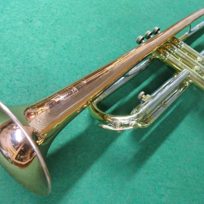 Harry Pedler & Sons American Triumph Trumpet 1950's with Rare Copper Bell - Case & Bach 7C MP image 11
