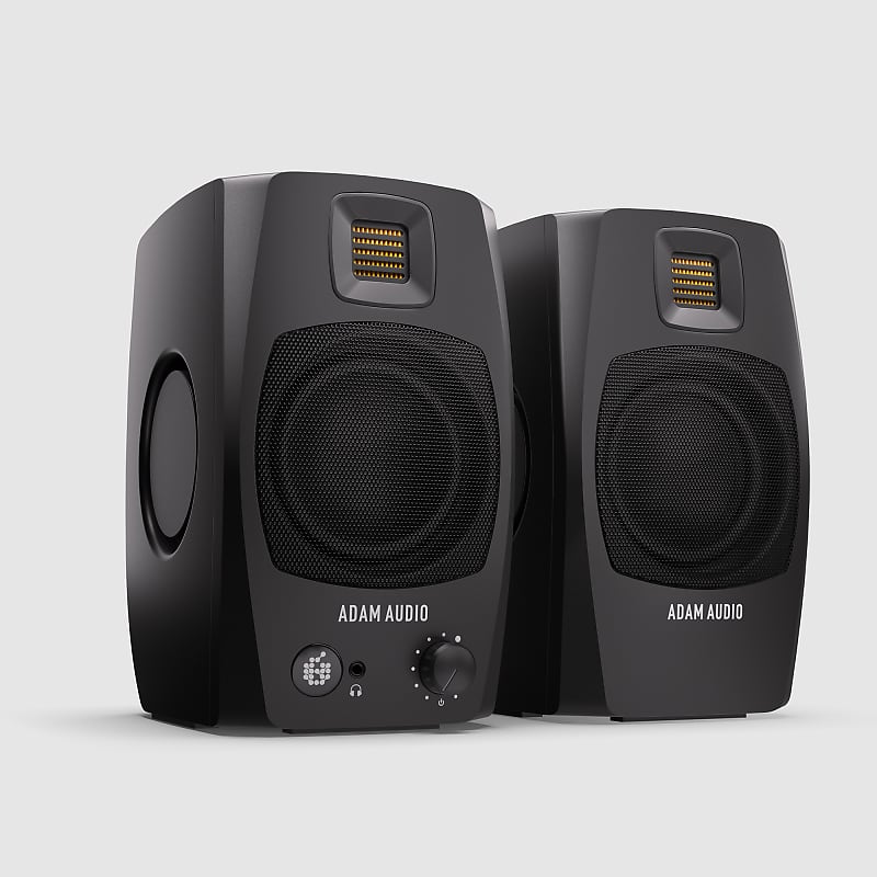 Adam Audio D3V Active Desktop Monitor Speaker System, Pair, | Reverb