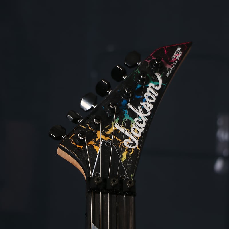 Jackson Custom Shop SL2 Soloist 2023 in Rainbow Crackle | Reverb