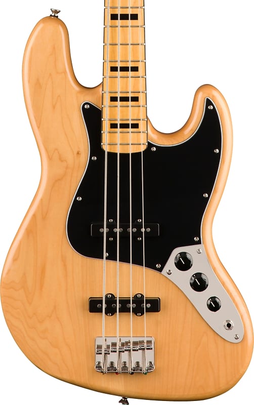 Squier Classic Vibe '70s Jazz Bass, Maple Fingerboard, Natural image 1