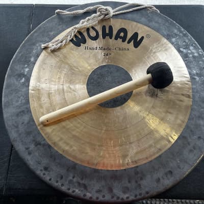 Wuhan 24" Chau Gong w/ Mallet - Natural image 1