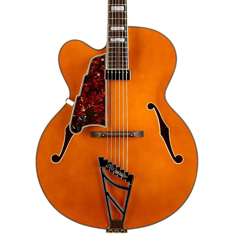 D'Angelico Excel EXL-1 Hollow Body Archtop (Left-Handed) Natural-Tint image 1