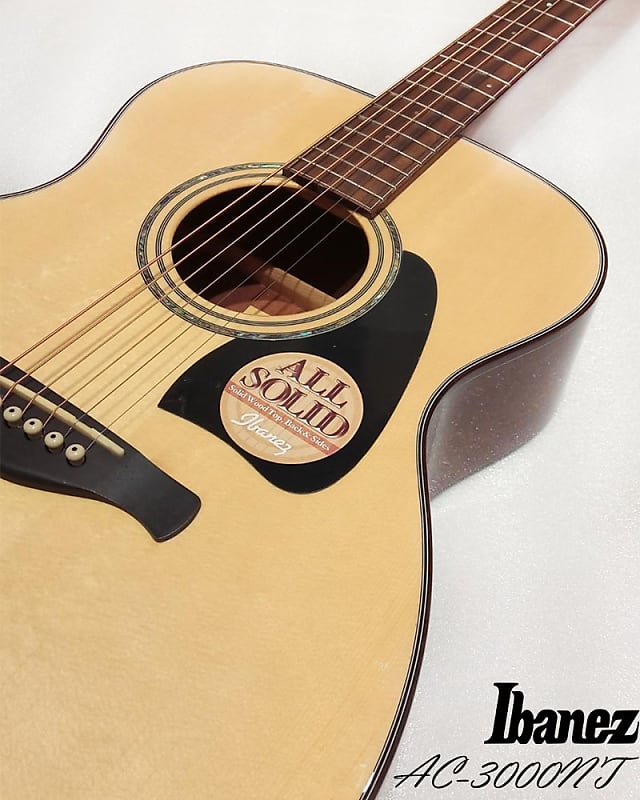 Ibanez AC-3000-NT All Solid Artwood OM Acoustic guitar High