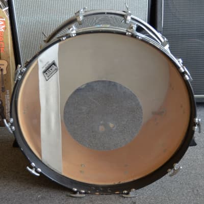 Ludwig 6 Ply Maple Shell 24" Bass Drum Owned by Neal Smith of the Alice Cooper Group - #9167 1980's image 6