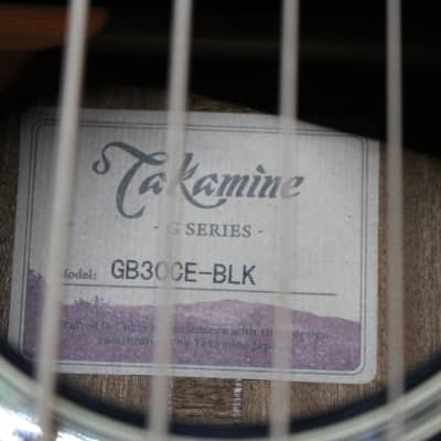 Takamine G Series GB30CE-BLK 4-String Acoustic-Electric Bass Guitar image 6