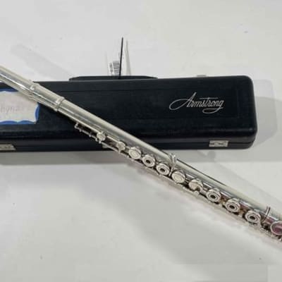 Armstrong Model 103 Open-Hole C-Foot flute, USA image 7