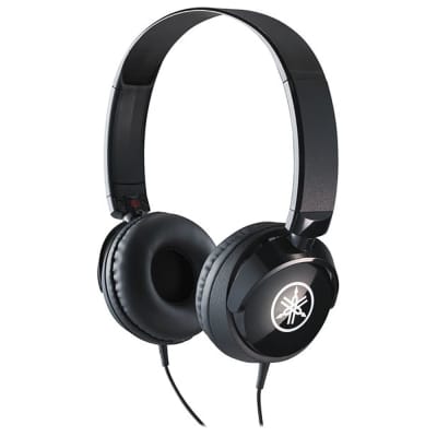 Yamaha HPH-50B On-Ear Closed-Back Adjustable Straight Cable Headphones Black image 1