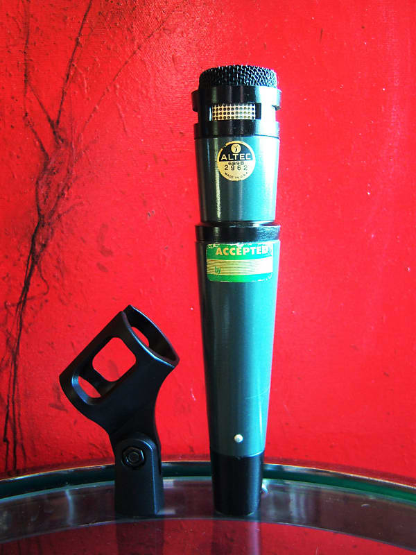 Vintage RARE 1960's Altec 689B dynamic cardioid microphone